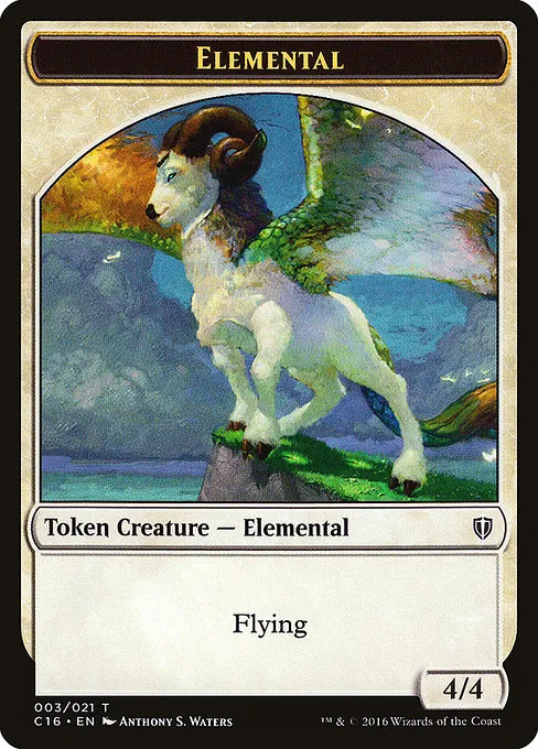 Elemental · Commander 2016 Tokens 3/21