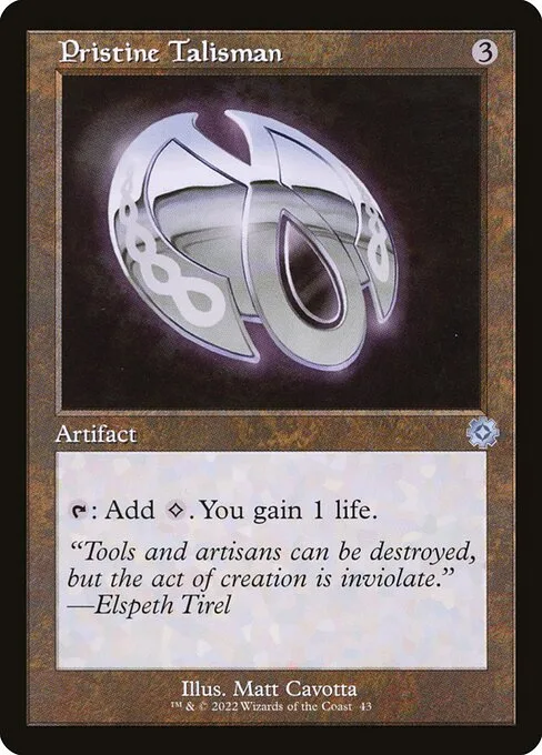 Pristine Talisman · The Brothers' War Retro Artifacts 43/189