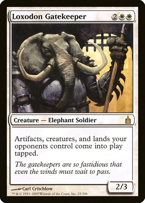 Loxodon Gatekeeper · Ravnica: City of Guilds 25/306