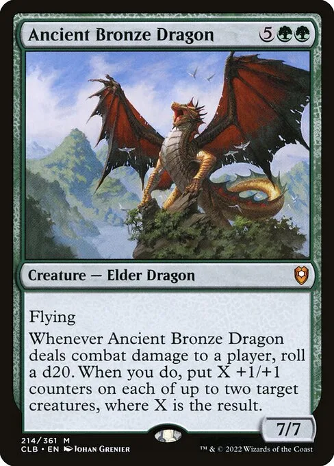 Ancient Bronze Dragon · Commander Legends: Battle for Baldur's Gate 214/936