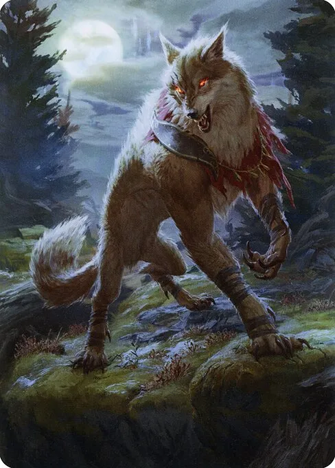 Arlinn, the Moon's Fury // Arlinn, the Moon's Fury · Midnight Hunt Art Series 2/81