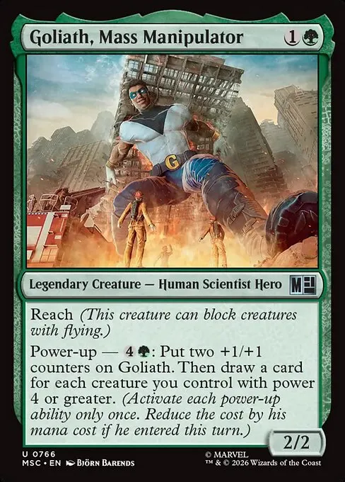 Goliath, Mass Manipulator · Marvel Super Heroes Commander 766/9