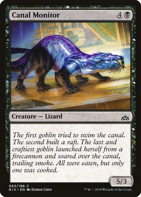 Canal Monitor · Rivals of Ixalan 63/205