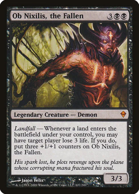 Ob Nixilis, the Fallen · Zendikar 107/269