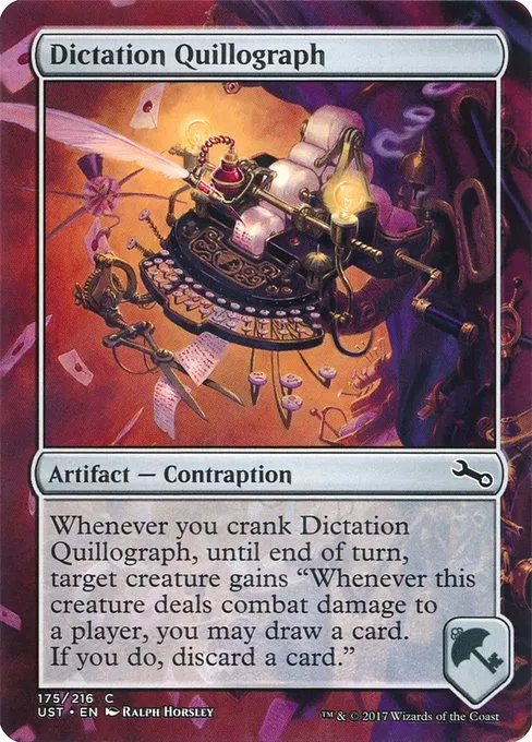 Dictation Quillograph · Unstable 175/268