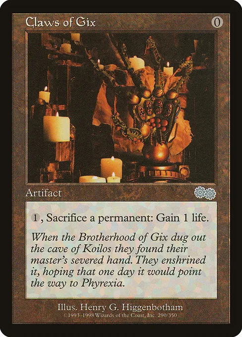 Claws of Gix · Urza's Saga 290/357