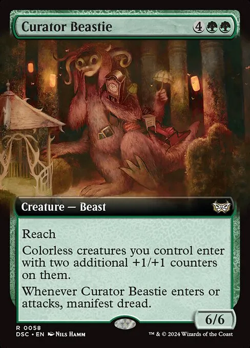Curator Beastie · Duskmourn: House of Horror Commander 58/373