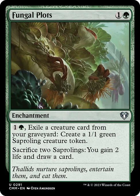 Fungal Plots · Commander Masters 291/1067