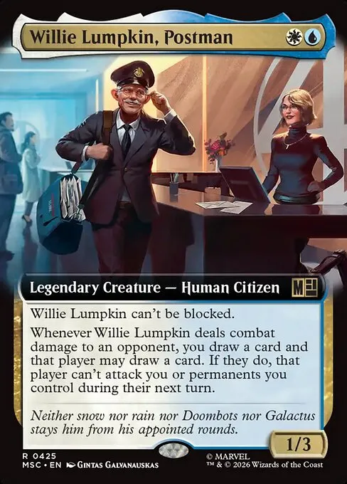 Willie Lumpkin, Postman · Marvel Super Heroes Commander 425/9