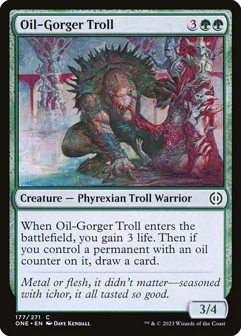 Oil-Gorger Troll · Phyrexia: All Will Be One 177/479