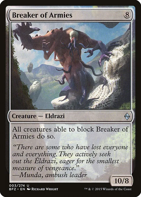 Breaker of Armies · Battle for Zendikar 3/299