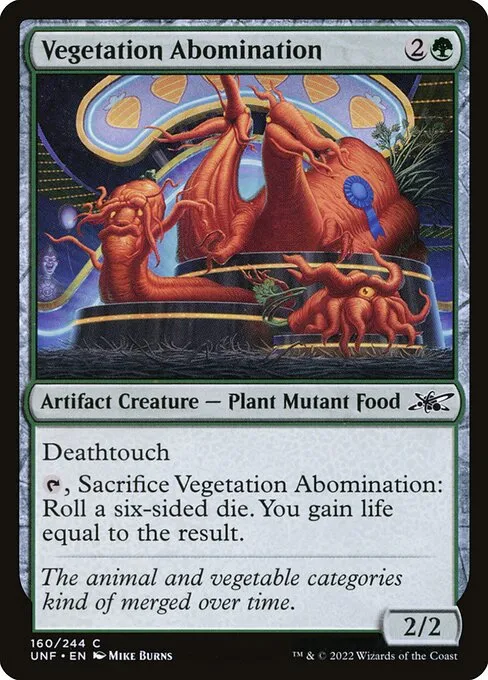 Vegetation Abomination · Unfinity 160/639