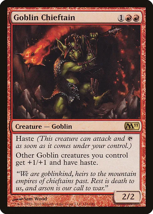 Goblin Chieftain · Magic 2011 141/249