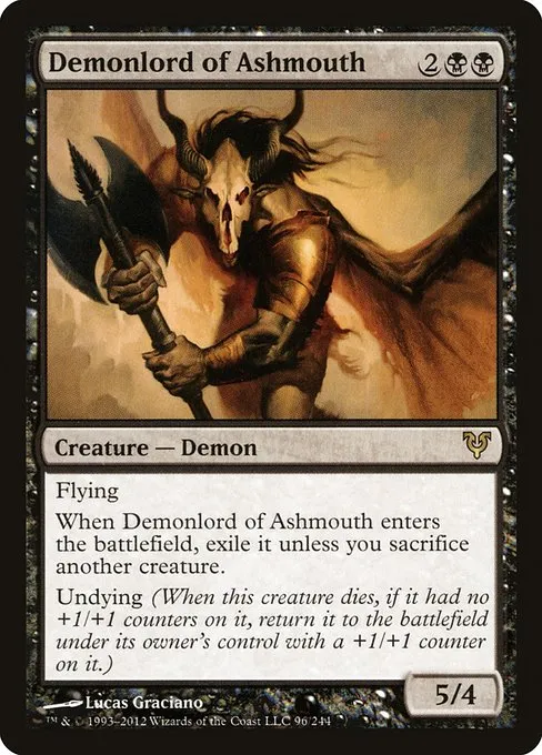 Demonlord of Ashmouth · Avacyn Restored 96/244