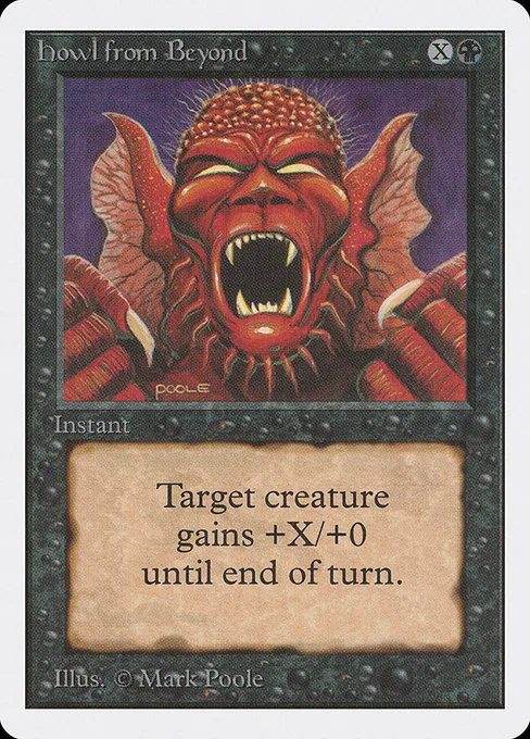 Howl from Beyond · Unlimited Edition 112/302