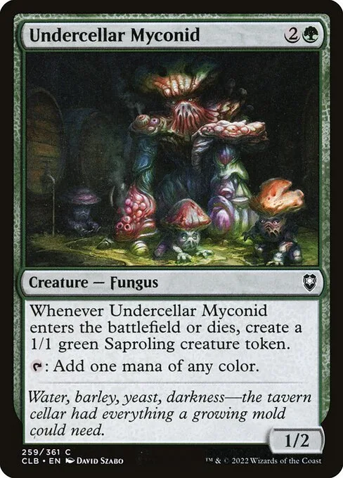 Undercellar Myconid · Commander Legends: Battle for Baldur's Gate 259/936