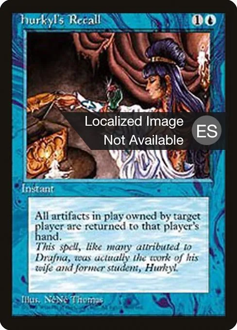 Hurkyl's Recall · Fourth Edition Foreign Black Border 77/378