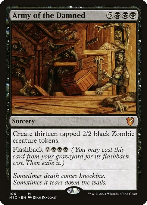 Army of the Damned · Midnight Hunt Commander 106/187