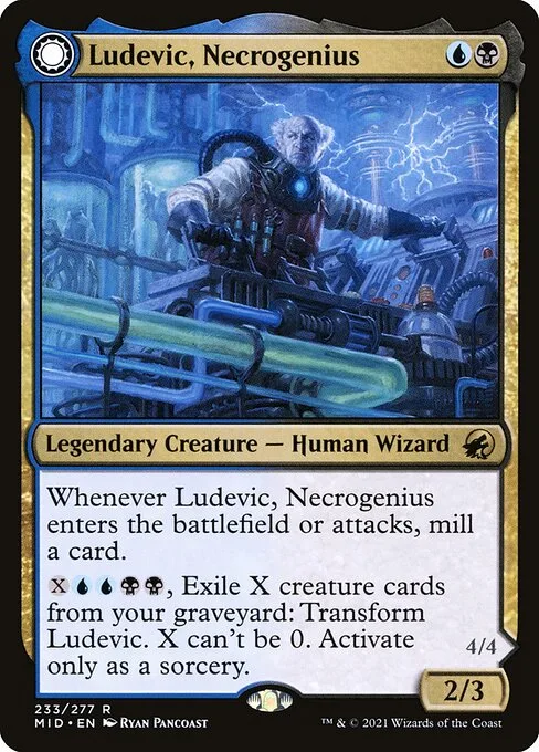 Ludevic, Necrogenius // Olag, Ludevic's Hubris · Innistrad: Midnight Hunt 233/399