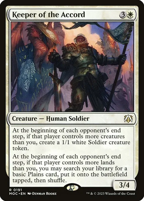 Keeper of the Accord · March of the Machine Commander 191/450