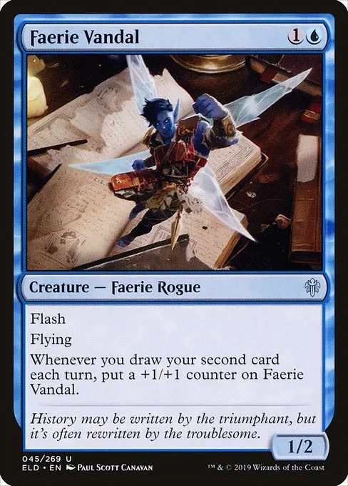 Faerie Vandal · Throne of Eldraine 45/398