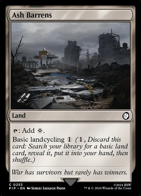 Ash Barrens · Fallout 253/1068