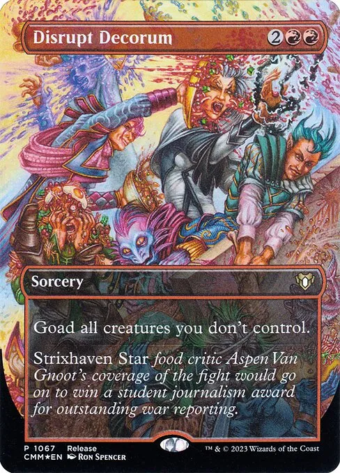 Disrupt Decorum · Commander Masters 1067/1067