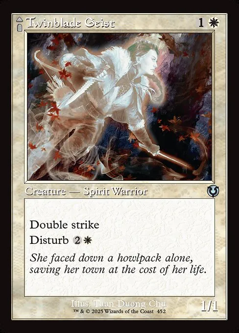 Twinblade Geist // Twinblade Invocation · Innistrad Remastered 452/495