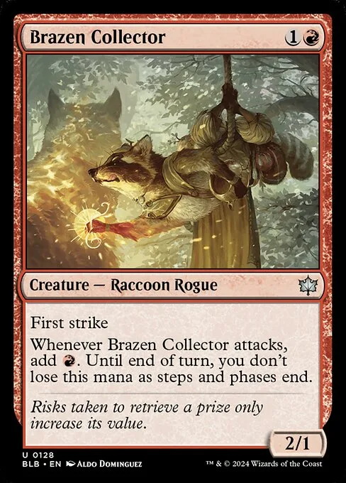 Brazen Collector · Bloomburrow 128/398