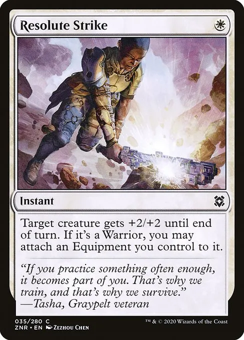 Resolute Strike · Zendikar Rising 35/407
