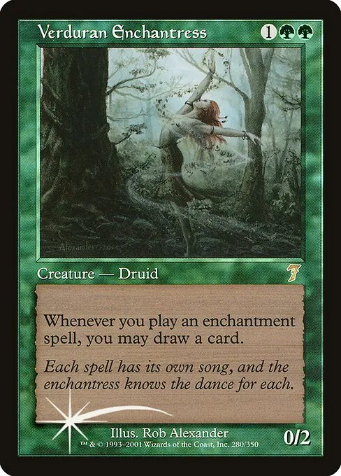 Verduran Enchantress · Seventh Edition 280★/708