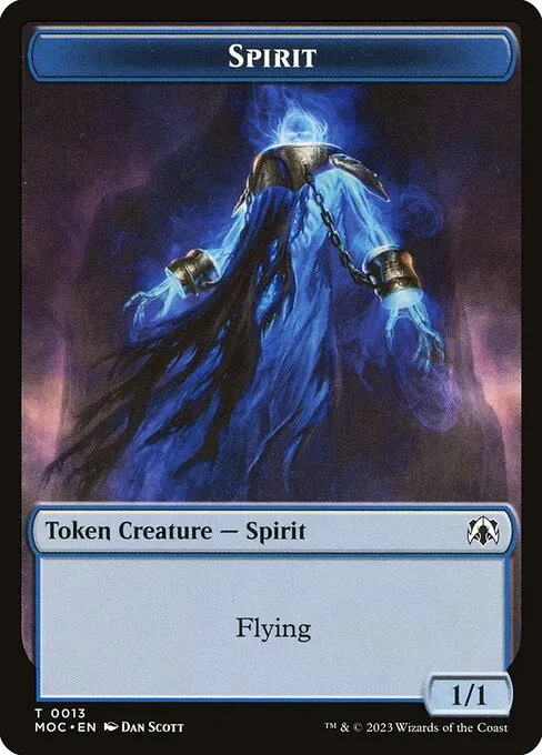 Spirit · March of the Machine Commander Tokens 13/46