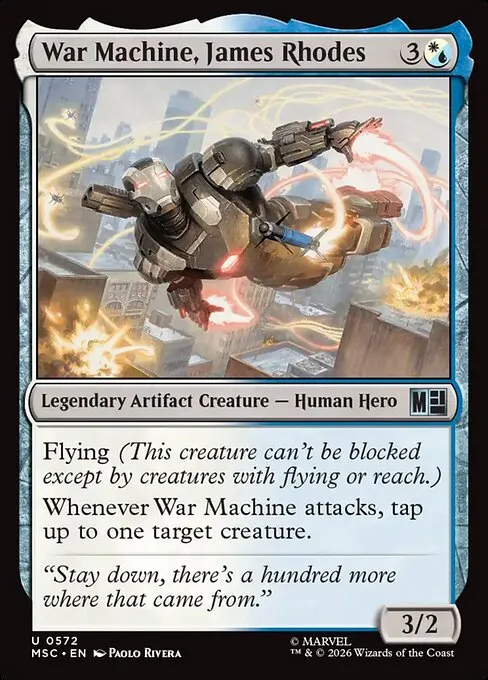 War Machine, James Rhodes · Marvel Super Heroes Commander 572/9