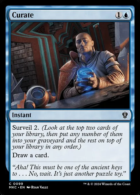 Curate · Murders at Karlov Manor Commander 99/358