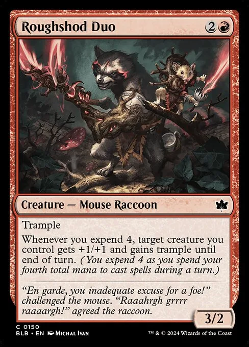 Roughshod Duo · Bloomburrow 150/398