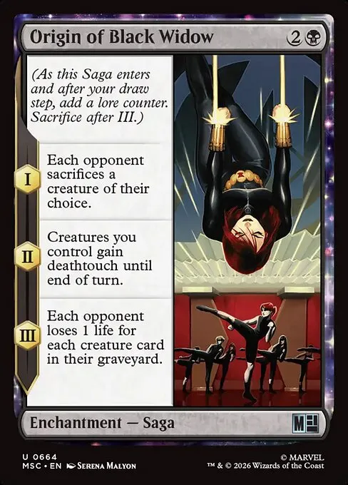 Origin of Black Widow · Marvel Super Heroes Commander 664/9