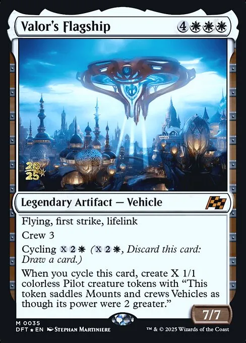Valor's Flagship · Aetherdrift Promos 35s/160