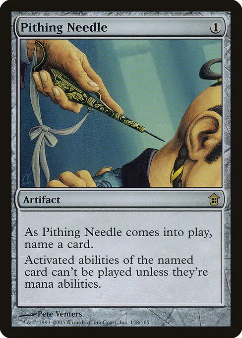 Pithing Needle · Saviors of Kamigawa 158/165