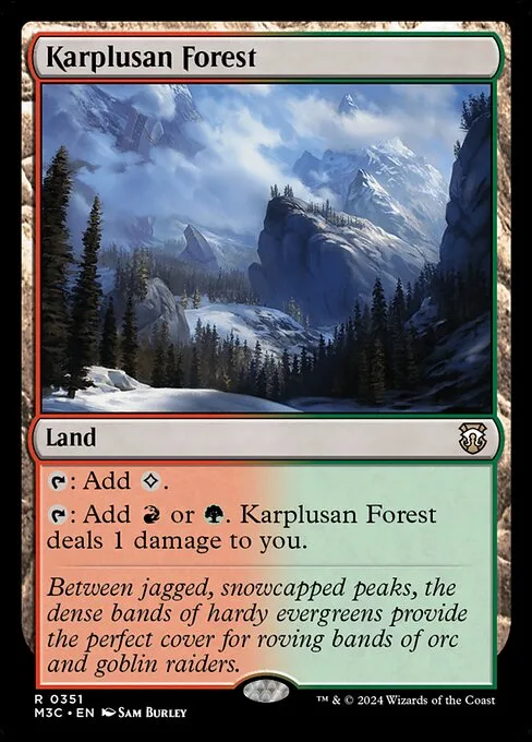 Karplusan Forest · Modern Horizons 3 Commander 351/398