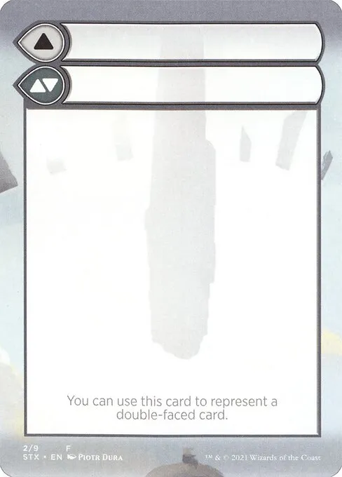 Double-Faced Substitute Card · Strixhaven: School of Mages Substitute Cards 2/9