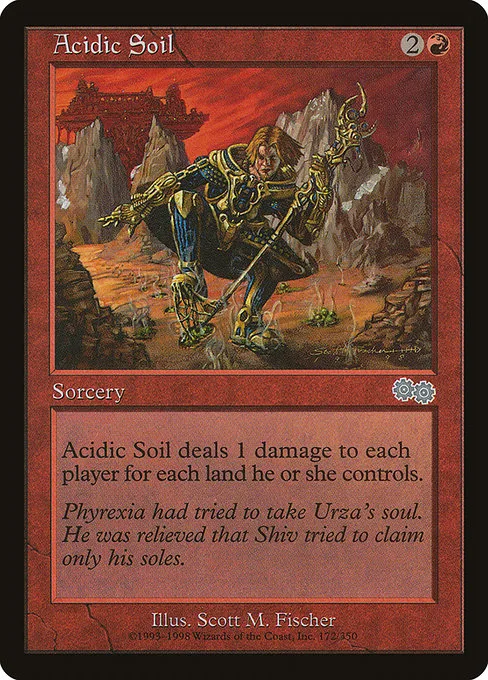 Acidic Soil · Urza's Saga 172/357