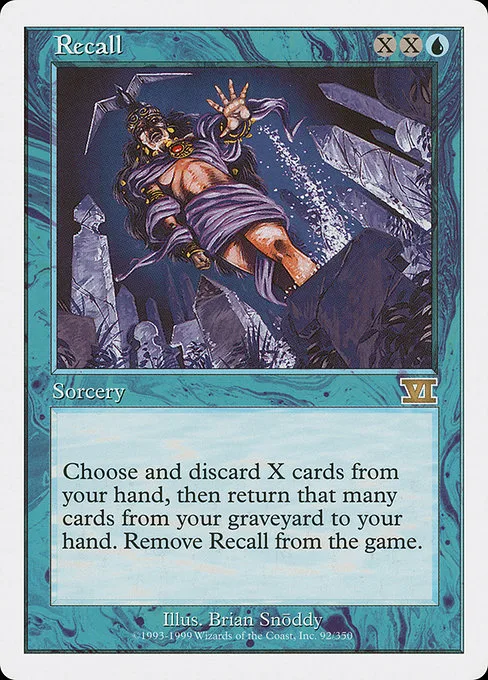 Recall · Classic Sixth Edition 92/351
