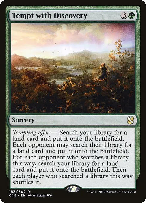 Tempt with Discovery · Commander 2019 183/302