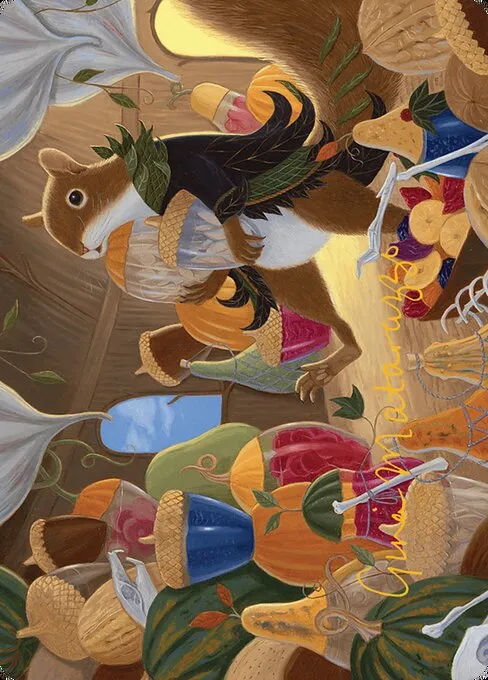 Stocking the Pantry // Stocking the Pantry · Bloomburrow Art Series 24/54