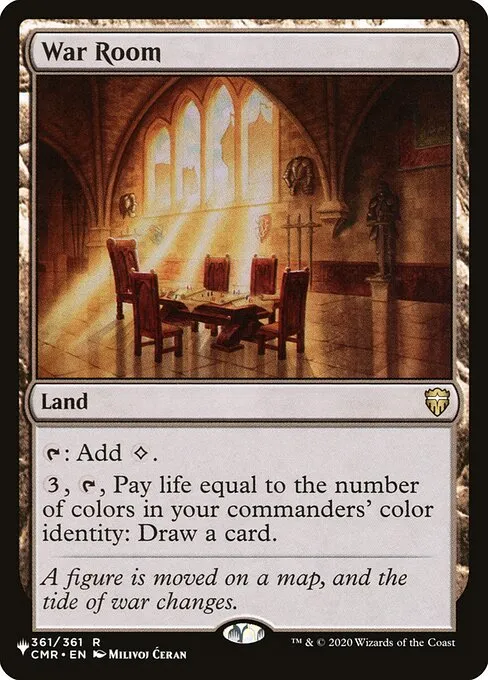 War Room · The List CMR-361/5050