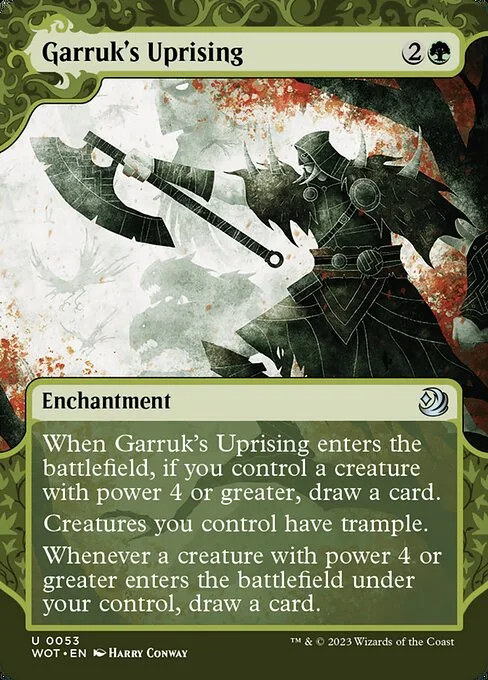Garruk's Uprising · Wilds of Eldraine: Enchanting Tales 53/103