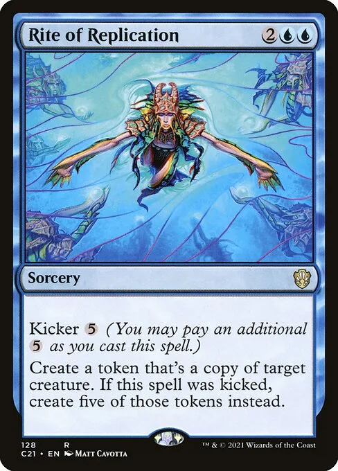 Rite of Replication · Commander 2021 128/409