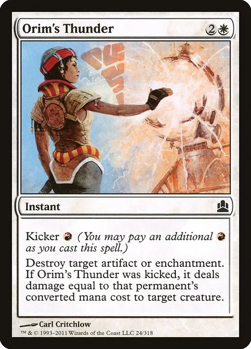 Orim's Thunder · Commander 2011 24/318