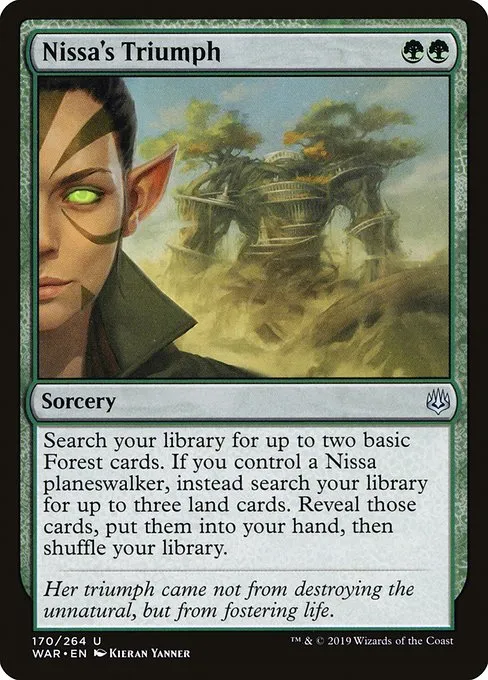 Nissa's Triumph · War of the Spark 170/312