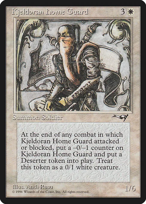 Kjeldoran Home Guard · Alliances 8/199
